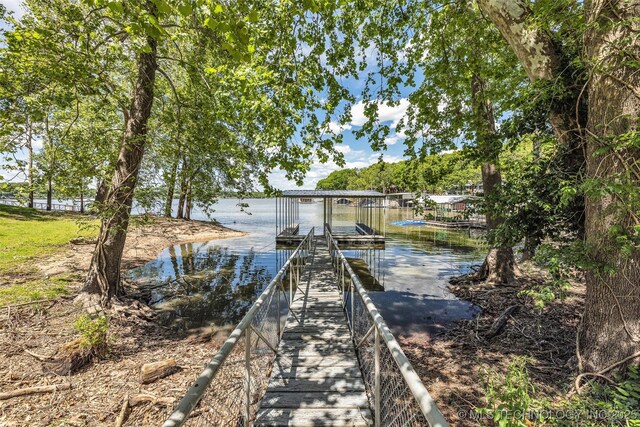 3112 Shore Dr, Grove, OK 74344 - dock with a water view