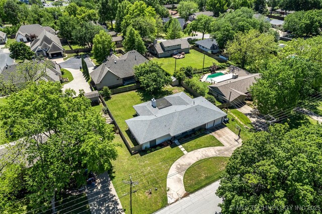 3130 E 47th St, Tulsa, OK 74105 - aerial view of residential area