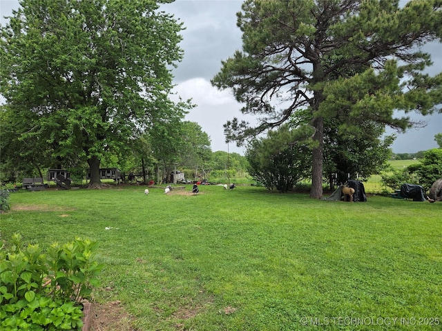 35530 W 261st St, Bristow, OK 74010 - view of grassy yard