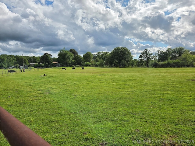 35530 W 261st St, Bristow, OK 74010 - view of grassy yard featuring a view of countryside