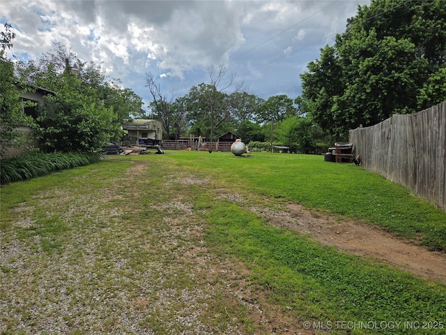 35530 W 261st St, Bristow, OK 74010 - view of yard