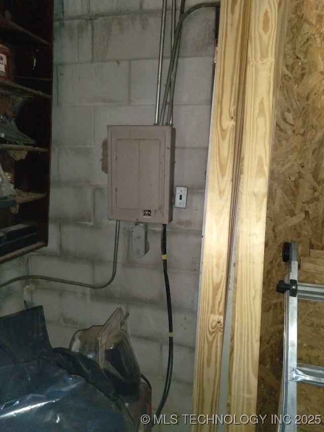 35530 W 261st St, Bristow, OK 74010 - utility room with electric panel