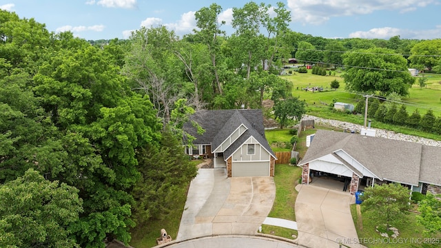 view of subject property
