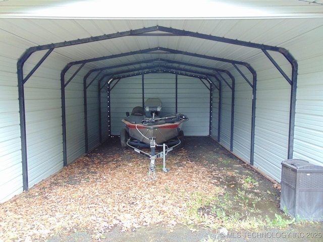 view of vehicle parking