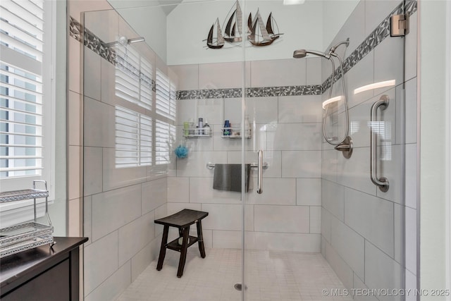 813 Franklin, Ardmore, OK 73401 - full bathroom with a shower stall and healthy amount of natural light