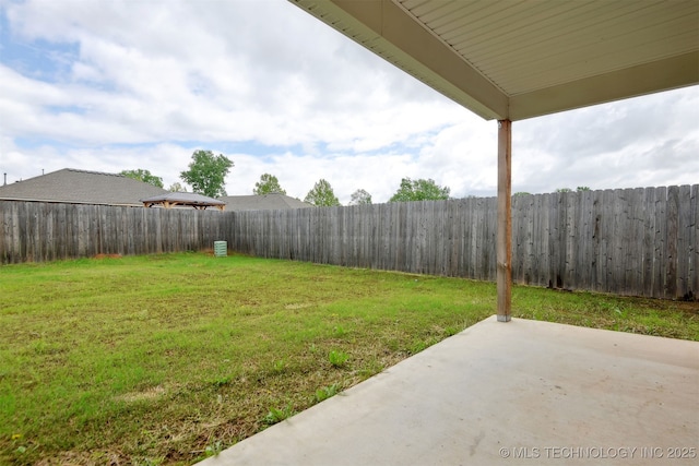7535 E 158th St S, Bixby, OK 74008 - view of yard featuring a patio