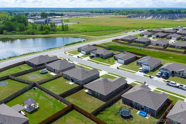 7535 E 158th St S, Bixby, OK 74008 - aerial view of residential area with a large body of water