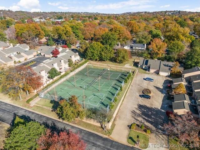 aerial overview of property's location