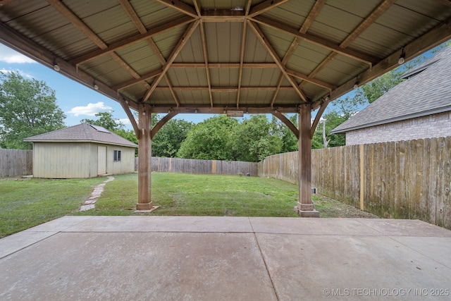4025 S 217th E Ave, Broken Arrow, OK 74014 - view of patio / terrace with a gazebo