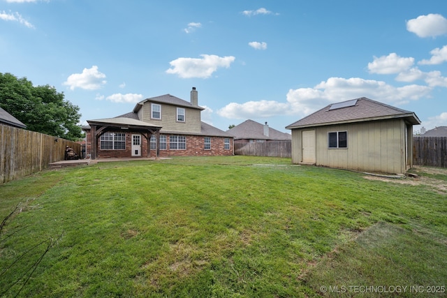 4025 S 217th E Ave, Broken Arrow, OK 74014 - view of yard featuring a gazebo