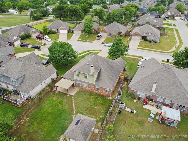 4025 S 217th E Ave, Broken Arrow, OK 74014 - aerial view of residential area