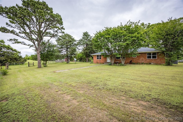 5700 S Wiley Rd, Milburn, OK 73450 - view of yard