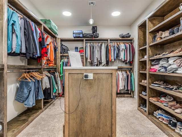 3661 S Lewis Ave, Tulsa, OK 74105 - walk in closet with carpet flooring