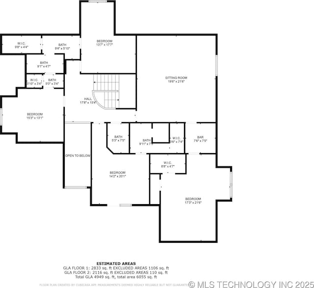 3661 S Lewis Ave, Tulsa, OK 74105 - floor plan / room layout