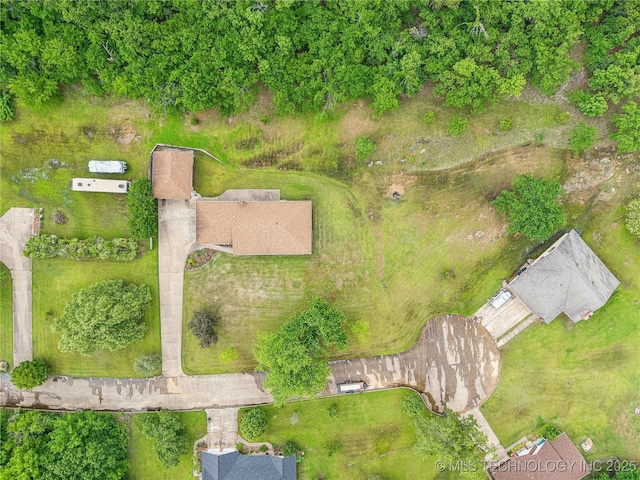 aerial overview of property's location