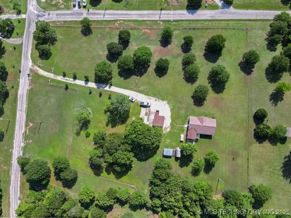 10718 W 162nd St, Skiatook, OK 74070 - overview of rural landscape