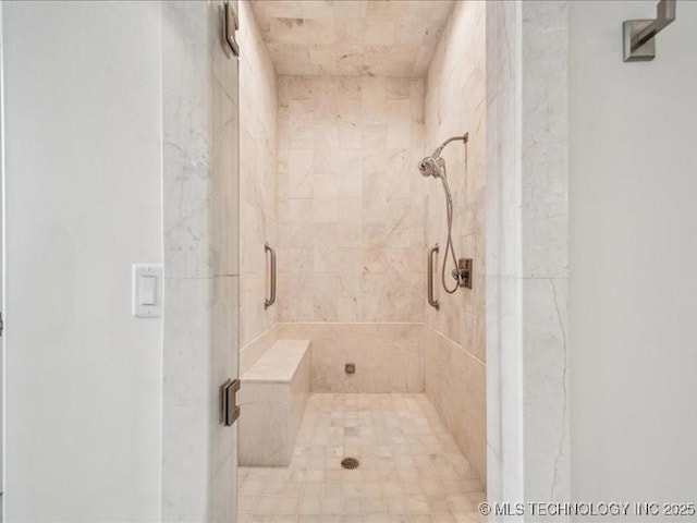 4301 S Mimosa Ave, Broken Arrow, OK 74011 - full bathroom with a shower stall