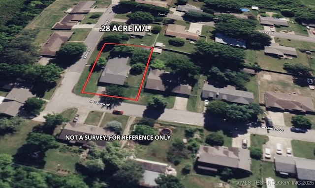 map / location featuring property parcel outlined