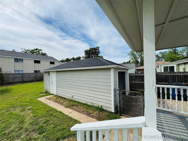 3922 S Norfolk Ave, Tulsa, OK 74105 - view of yard