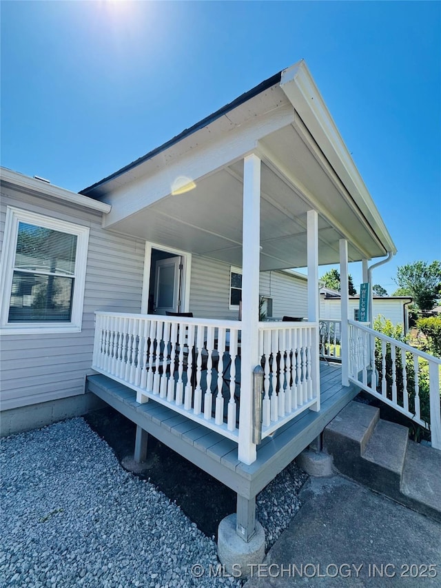 3922 S Norfolk Ave, Tulsa, OK 74105 - view of property exterior featuring covered porch