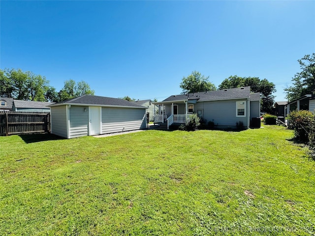 3922 S Norfolk Ave, Tulsa, OK 74105 - back of property featuring an outdoor structure