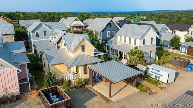 43 Center Ln S, Carlton Landing, OK 74432 - aerial view of residential area