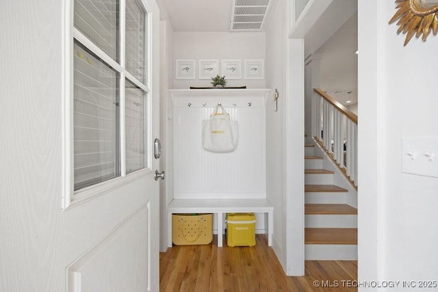 43 Center Ln S, Carlton Landing, OK 74432 - mudroom with wood finished floors