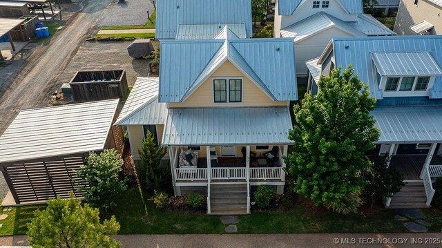 43 Center Ln S, Carlton Landing, OK 74432 - view from above of property