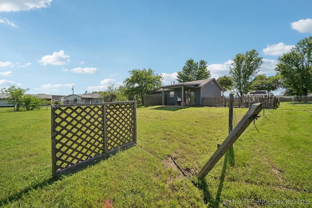 view of yard
