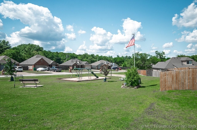 view of home's community with a residential view