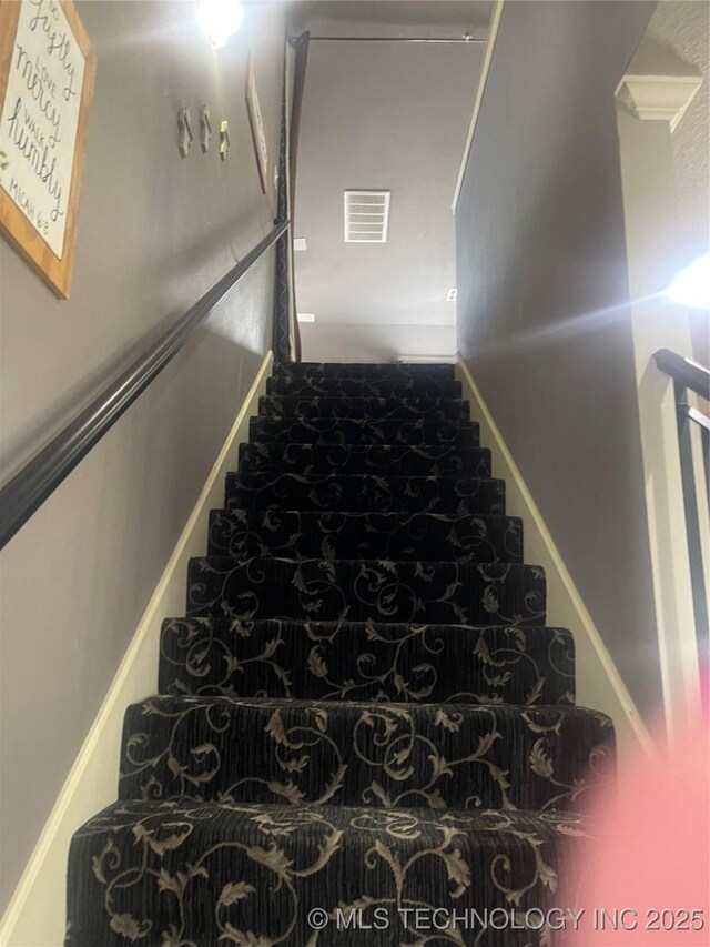 view of stairs