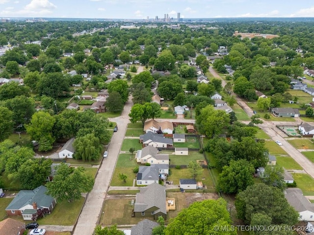 4723 E 8th St, Tulsa, OK 74112 - aerial perspective of suburban area