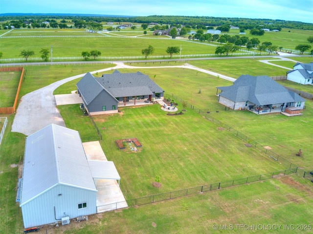 3241 E 171st St S, Bixby, OK 74008 - aerial view of sparsely populated area