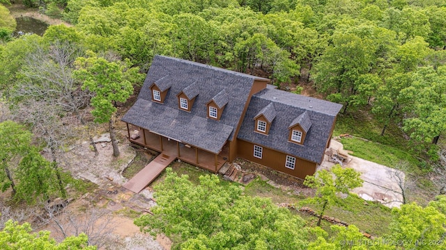 1001 County Road 2265, Skiatook, OK 74070 - view from above of property featuring a forest