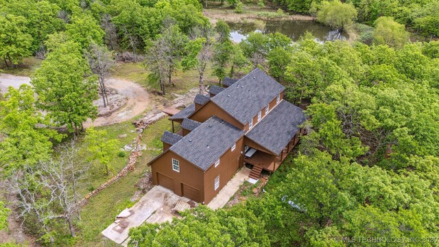 1001 County Road 2265, Skiatook, OK 74070 - view from above of property featuring a nearby body of water