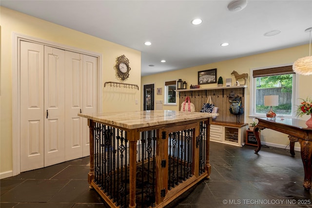 4728 S Atlanta Pl, Tulsa, OK 74105 - corridor featuring recessed lighting and baseboards