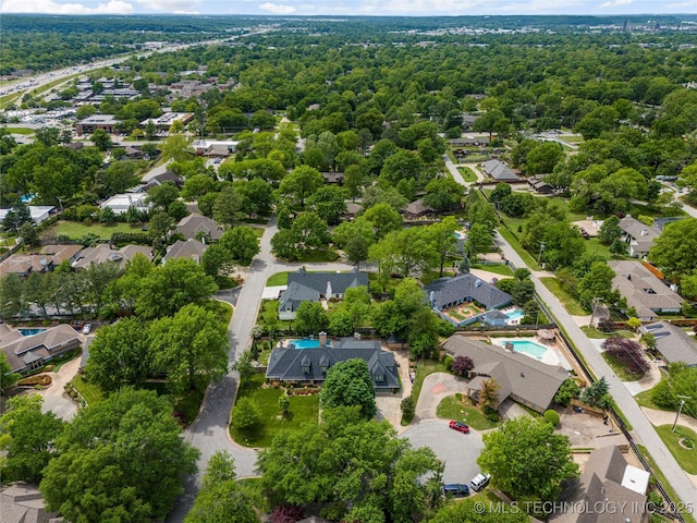 4728 S Atlanta Pl, Tulsa, OK 74105 - aerial view of residential area