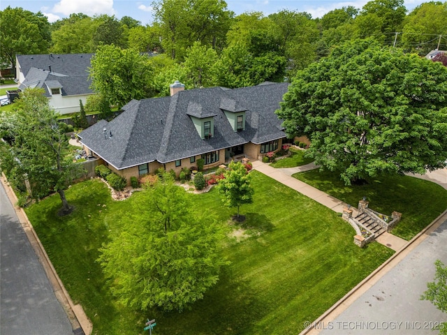 4728 S Atlanta Pl, Tulsa, OK 74105 - view from above of property