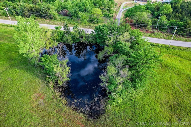 34047 W 191st St S, Bristow, OK 74010 - drone / aerial view of a nearby body of water