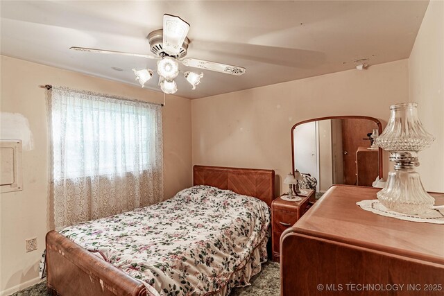 34047 W 191st St S, Bristow, OK 74010 - bedroom with ceiling fan