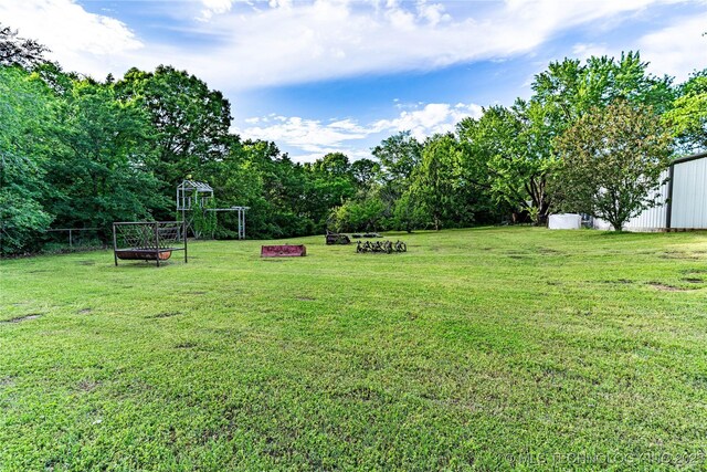 34047 W 191st St S, Bristow, OK 74010 - view of grassy yard