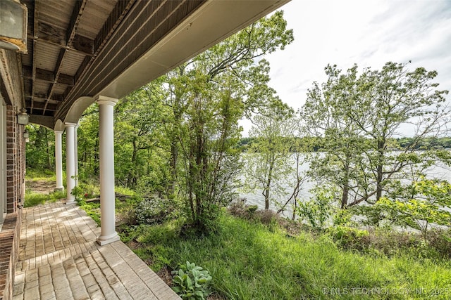 32290 S 630th Rd, Jay, OK 74346 - view of wooden terrace