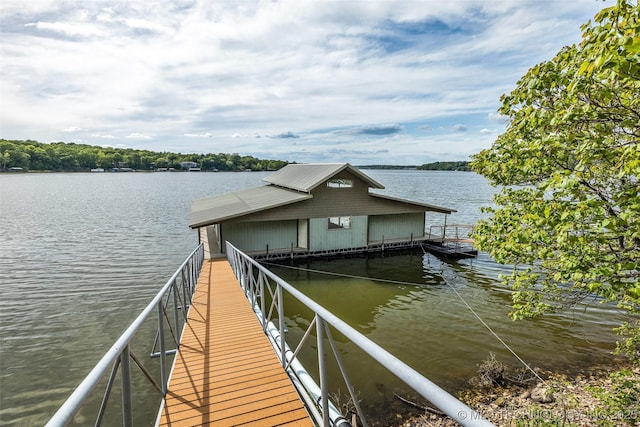 32290 S 630th Rd, Jay, OK 74346 - dock area with a water view