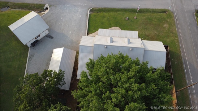 809 N K St, Quinton, OK 74561 - aerial view
