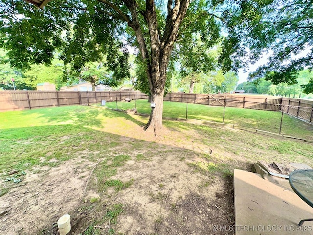 809 N K St, Quinton, OK 74561 - view of yard