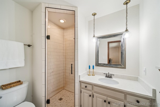 6123 E 53rd St, Tulsa, OK 74135 - bathroom with a shower stall and vanity