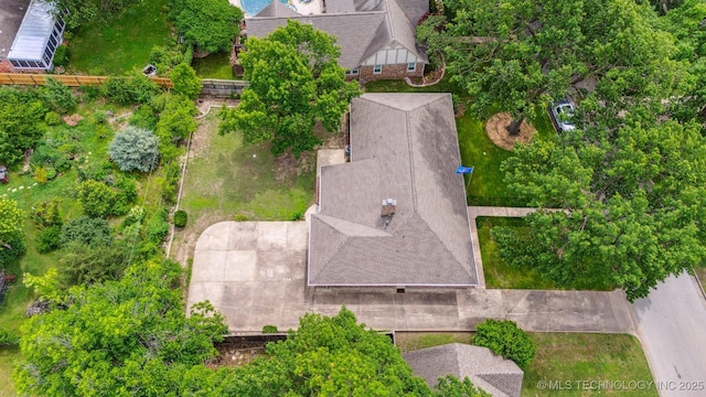 6123 E 53rd St, Tulsa, OK 74135 - aerial view of property and surrounding area