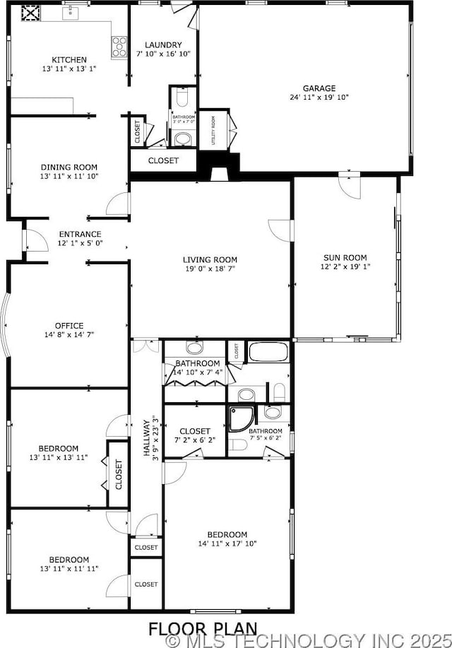 6123 E 53rd St, Tulsa, OK 74135 - view of property floor plan