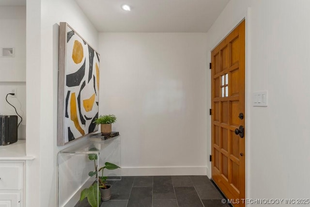 4907 S Boston Ave, Tulsa, OK 74105 - entrance foyer featuring baseboards and recessed lighting