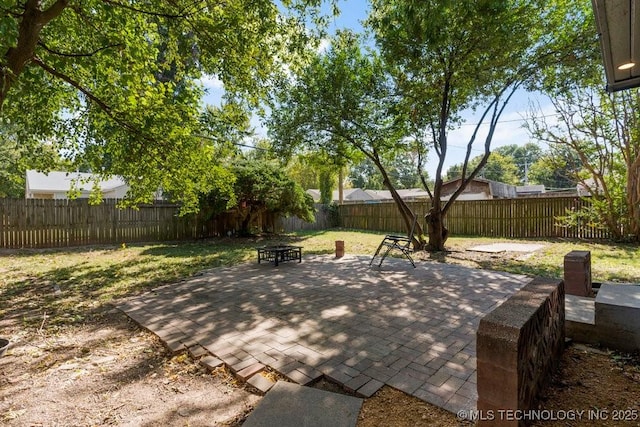 4907 S Boston Ave, Tulsa, OK 74105 - view of patio with a fenced backyard